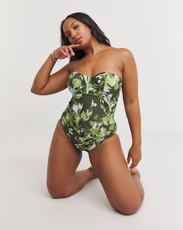 Figleaves Argentina Underwired Bandeau Swimsuit