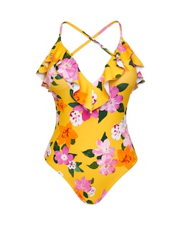 Figleaves PANAMA Soft Plunge Frill Swimsuit