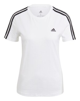 adidas Essentials Slim 3 Stripes T-Shirt