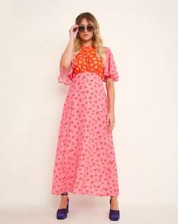 Twisted Wunder Ziggy Contrast Floral Dress