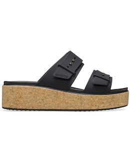 Crocs Brooklyn Buckle Low Wedge