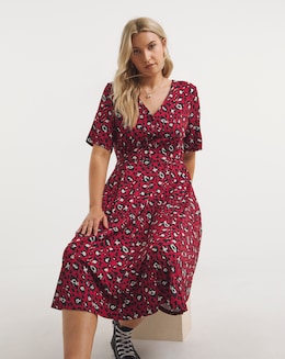Joe Browns Animal Print Jersey Midi Dress