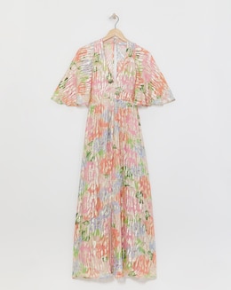 Boutique Floral Jacquard Maxi Dress - Image