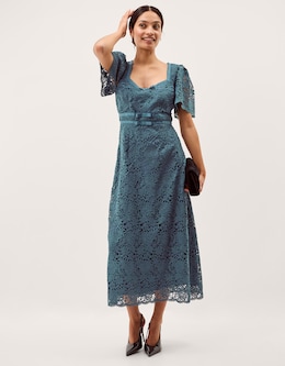Monsoon Regina Short Sleeve Midi Dress - Image