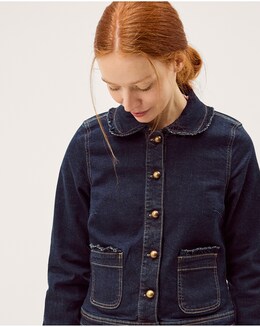 Monsoon Sadie Frill Denim Jacket - Image
