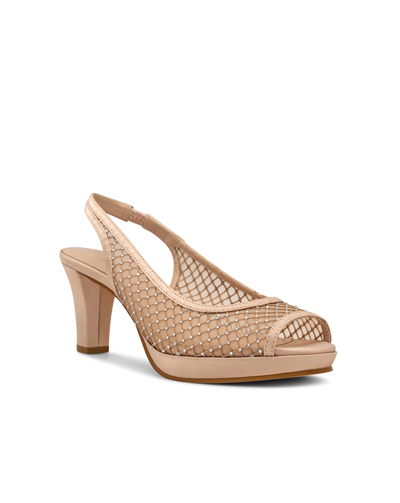 Natural Bridal Shoes Standard to Extra Wide Fit Simply Be