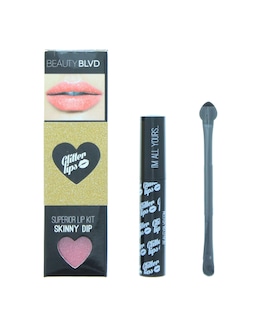 Beauty Blvd Glitter Lips Superior Lip Kit - Gloss Bond Glitter  Lip Brush