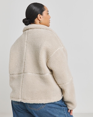 Stone Borg Teddy Mix Jacket - Image 4