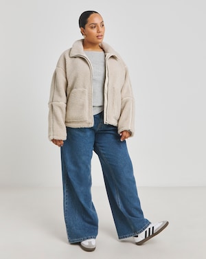 Stone Borg Teddy Mix Jacket - Image 3