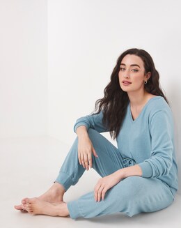 Pretty Secrets Knitted V-Neck Twosie