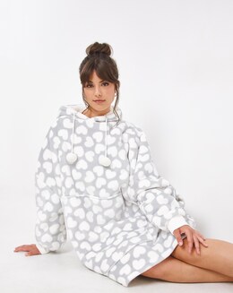 Pretty Secrets Oversized Warm Fleece Lined Blanket Hoodie