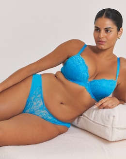 Ann Summers Sexy Lace Planet Brazillian Aqua