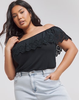 Joe Browns Brodierie Frill Jersey Tee