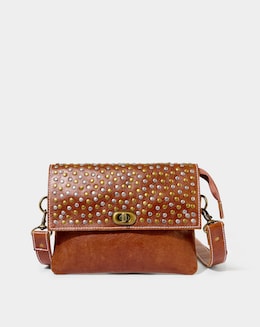 Joe Browns San Marco Leather Studded Bag
