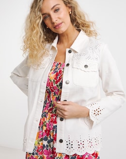 Joe Browns Delicate Embroidered Denim Jacket