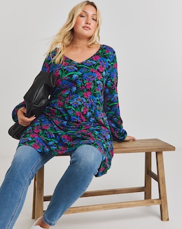 Joe Browns Our Favourite Floral Longline Jersey Tunic