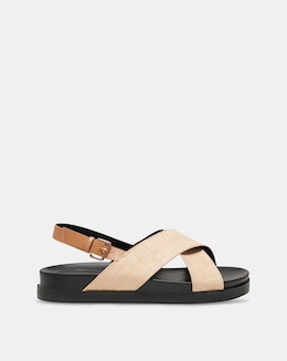 Only Minnie Sling Back Sandals with Adjustable Buckle Standard Fit