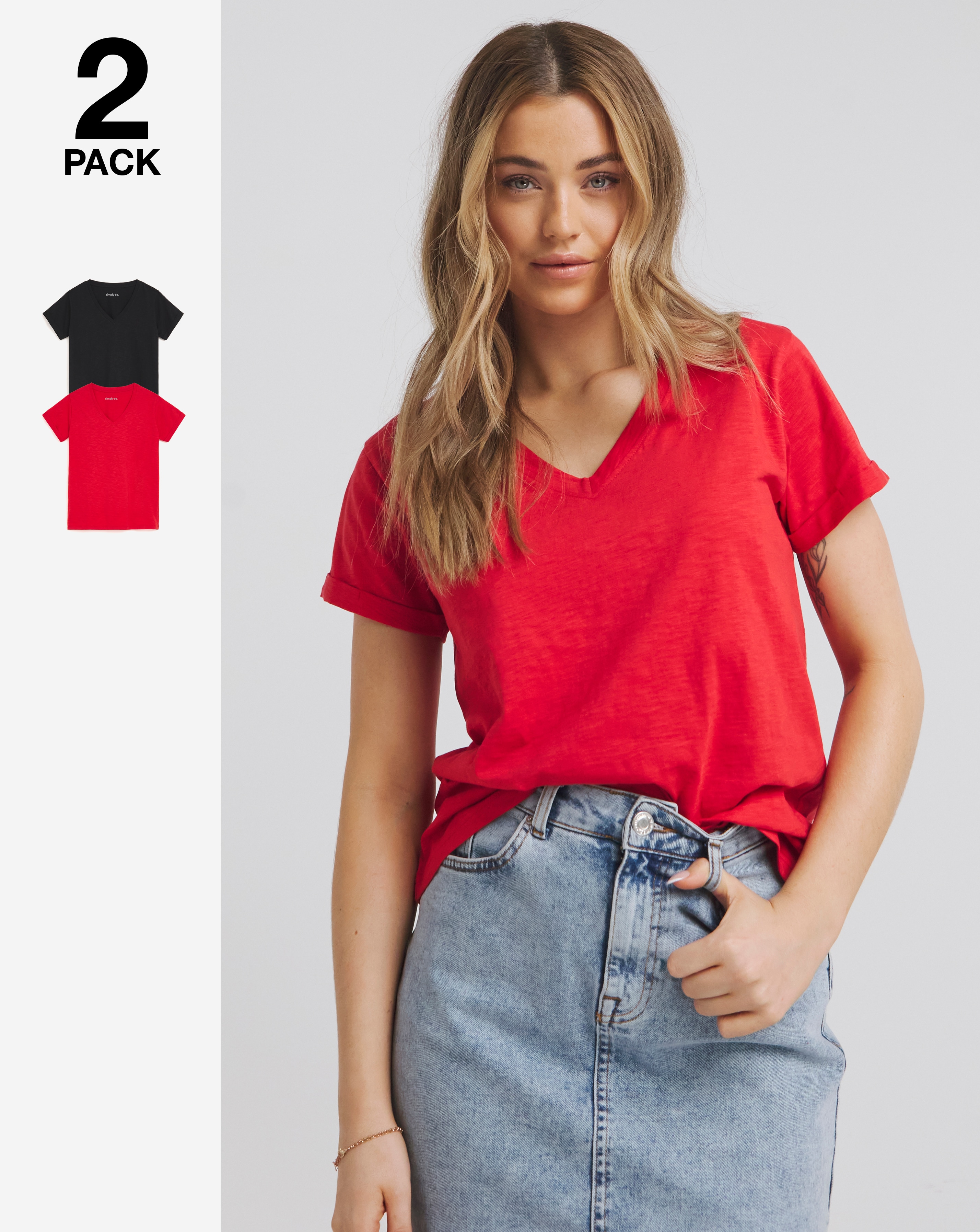 Red top size sales 24