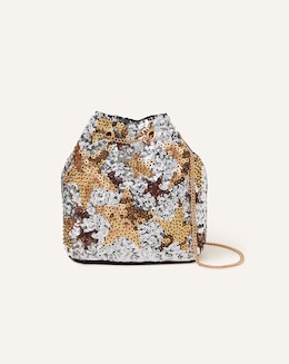 Accessorize Star Sequin Duffle Bag