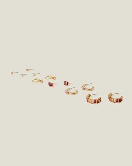 Accessorize Eclectic Stone Earrings Pack