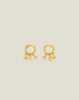 Accessorize 14ct Gold-Plated Earrings