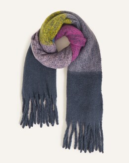 Accessorize Stripe Super-Fluffy Scarf