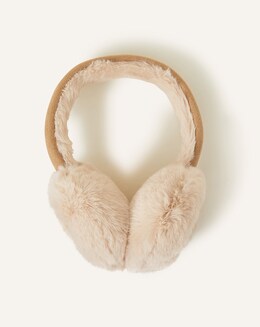 Accessorize Faux Fur Suedette Ear Muffs