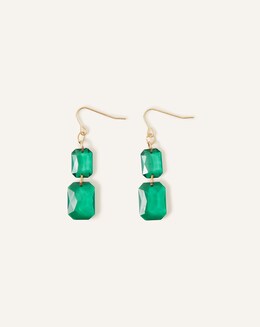 Accessorize Cut Crystal Drop Earrings