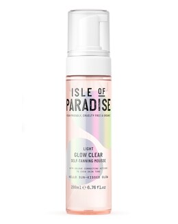 Isle Of Paradise Glow Clear Self Tanning Mousse - Light 200ml