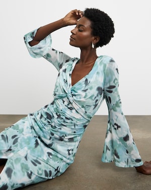 Joanna Hope Mesh Maxi Dress - Image 4