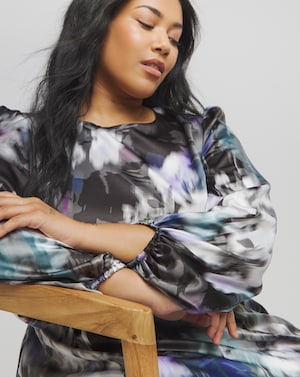 Joanna Hope Satin Maxi Dress - Image 3