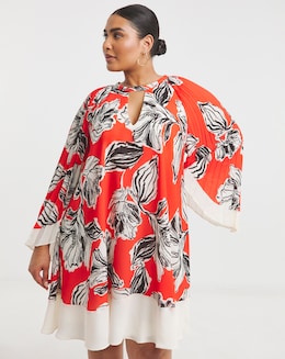 Joanna Hope Bat Wing Shift Dress