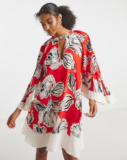 Joanna Hope Bat Wing Shift Dress