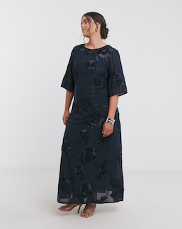 Joanna Hope MAGISCULPT Textured Mesh Dress