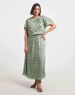 Joanna Hope Split Sleeve Maxi Dress