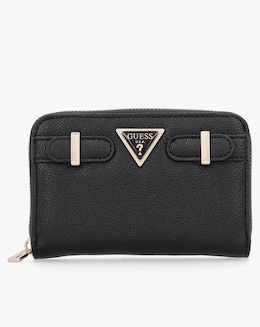 Guess Ali Black Zip Around Wallet