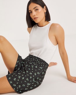 Textured Jersey Short