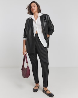 Pinstripe Ponte Leggings