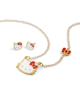 Hello Kitty Earring &amp; Necklace Set