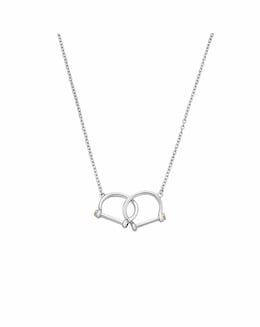 Royal Clogau Sterling Silver Stirrup Necklace