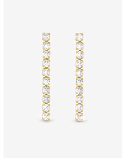 Jon Richard Gold Plated CZ Earrings
