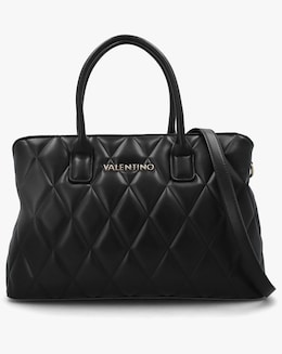 Valentino Bags Frisia Black Quilted Shopper Bag