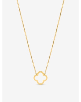 Jon Richard Waterproof Gold Plated Clover Pendant