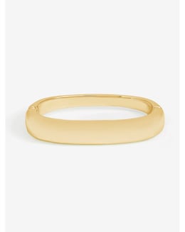 Jon Richard Gold Plated Polished Rectanglar Bangle