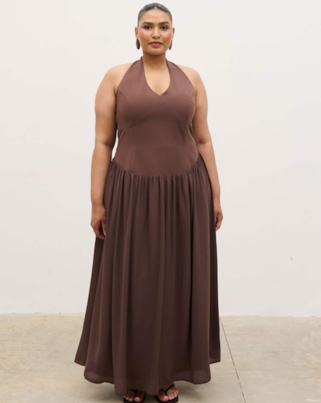 millie bobby brown dress flying up PRETTYGARDEN Women's Flowy Maxi Dress Summer Sleeveless V Neck Spaghet main image 1