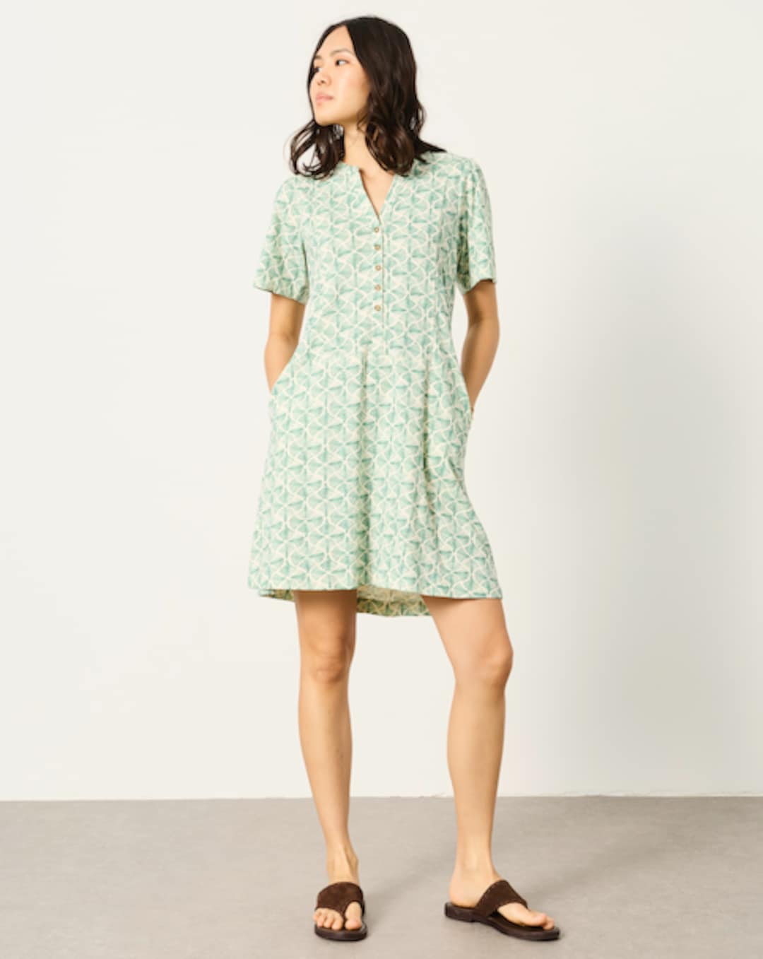 muji denim dress Kapok Blend | Women's Dresses midi length fit with Color:Light blue Wholesale Baby Girls Royal ROMPERS & DRESSES