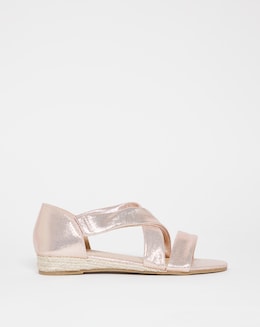 Sonya Multi Strap Espadrille Wide E Fit
