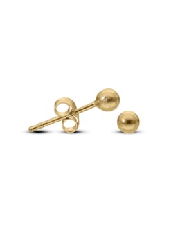 9ct Gold 3MM Ball Stud Earrings