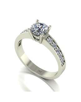 Lady Lynsey Moissanite 9ct Gold 1.00ct total Solitaire Ring