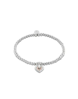 Clogau Cariad Sterling Silver Sparkle Affinity Bracelet with Topaz